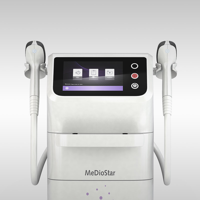 Mediostar Monolith – Frontansicht mit Touchscreen und Handstücken